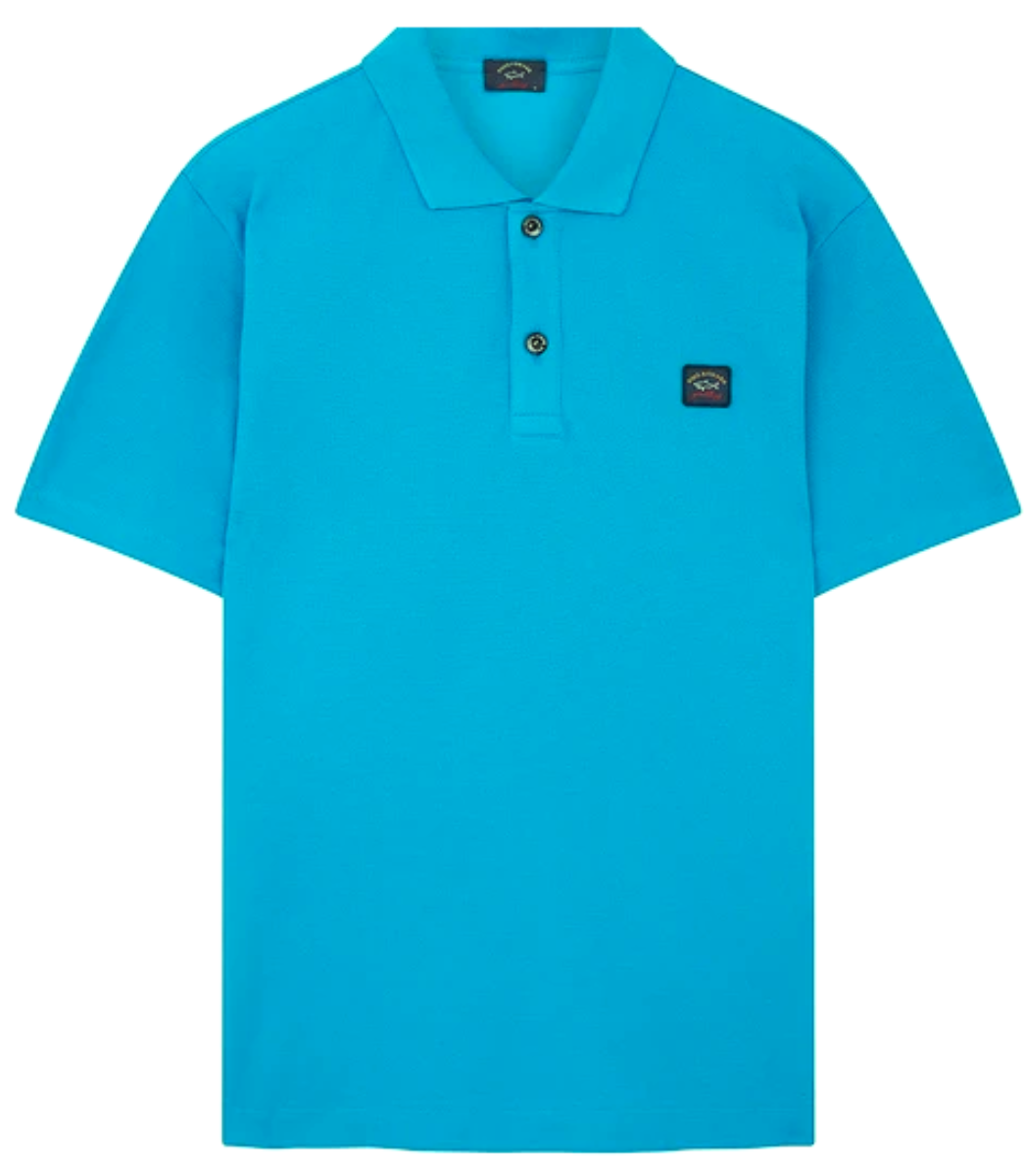 PAUL & SHARK POLO SHIRT SMALL LOGO-BLUE