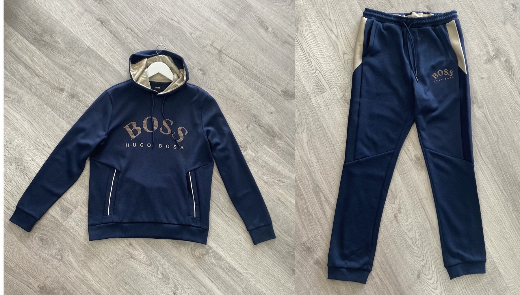 BOSS NAVY TRACKSUIT SET