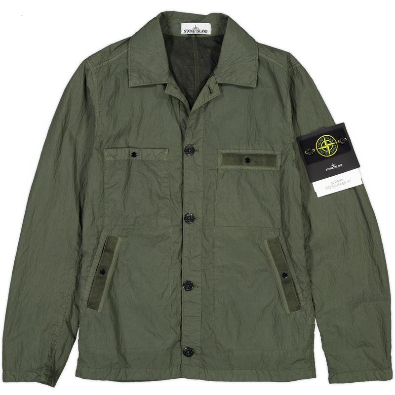 STONE ISLAND SI PA-PL SEERSUCKER -TC