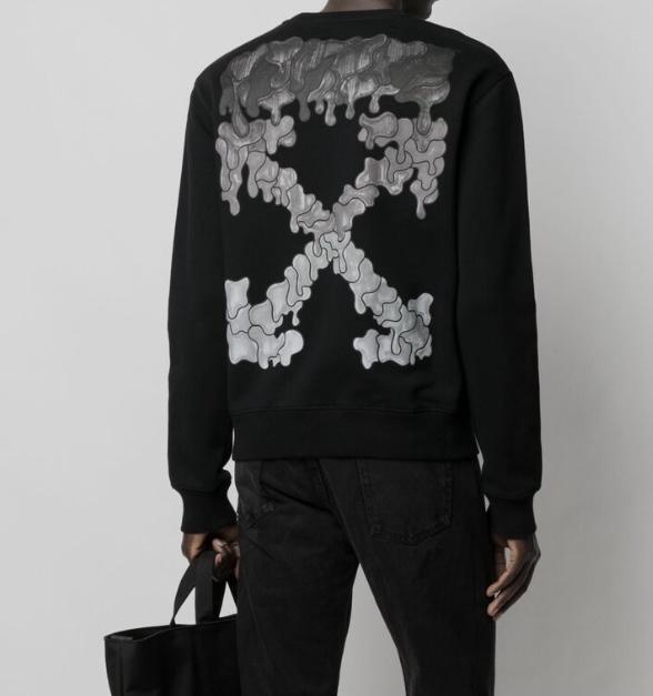 OFF WHITE MELTING ARROW SWEATER