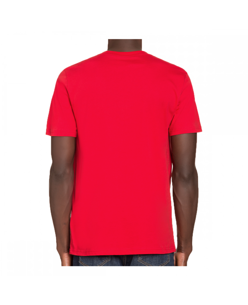 MOSCHINO COUTURE ROUND NECK T-SHIRT - RED