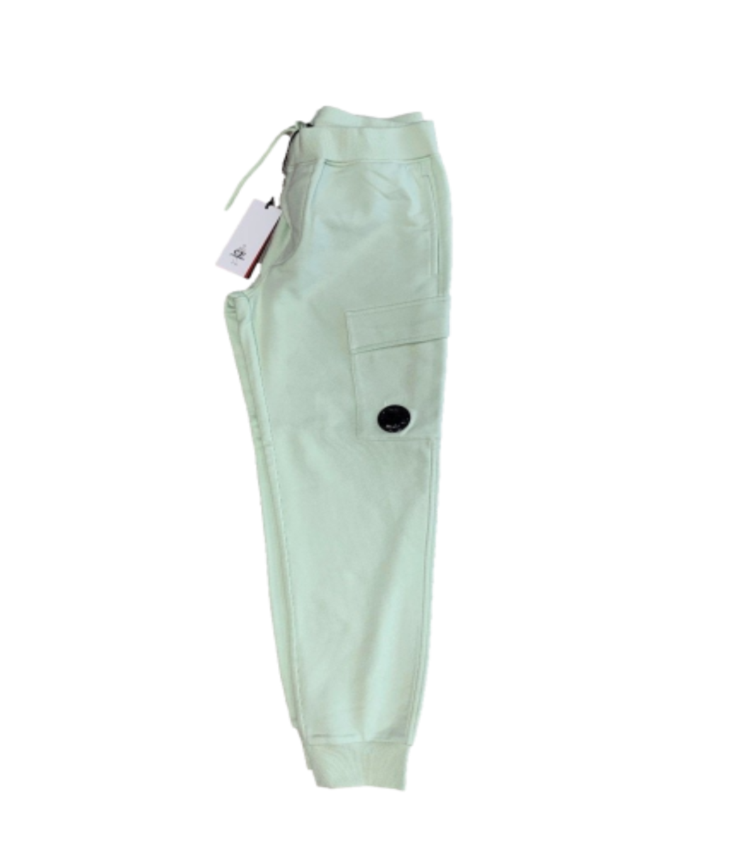 CP COMPANY -  LENS JOGGERS - LIGHT GREEN