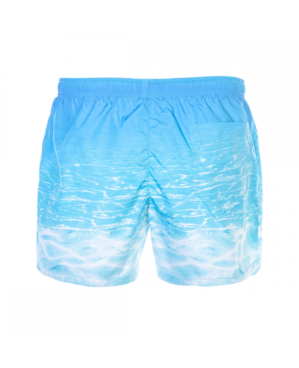 MOSCHINO OCEAN PRINT SWIM SHORTS