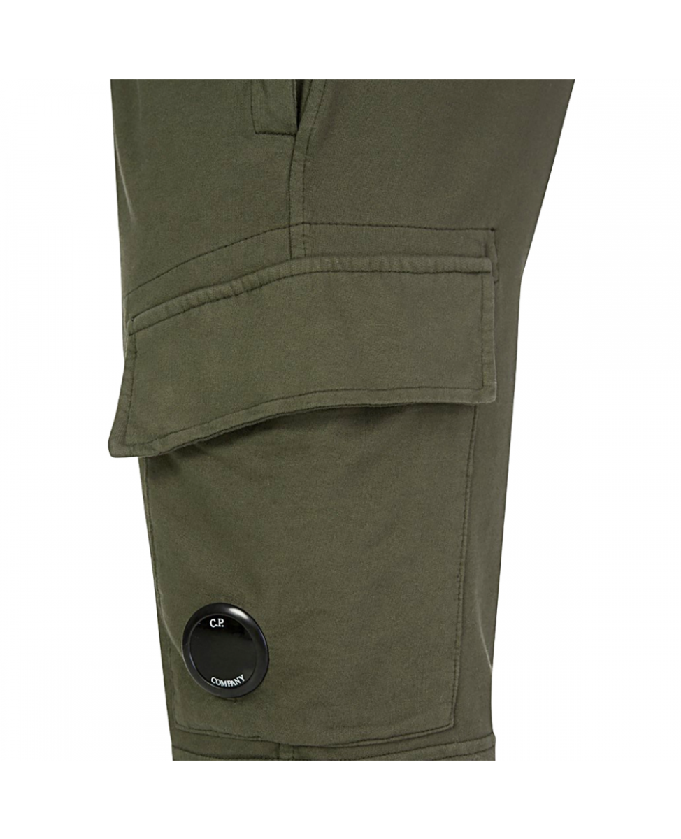 CP COMPANY LENS SHORTS - KHAKI GREEN