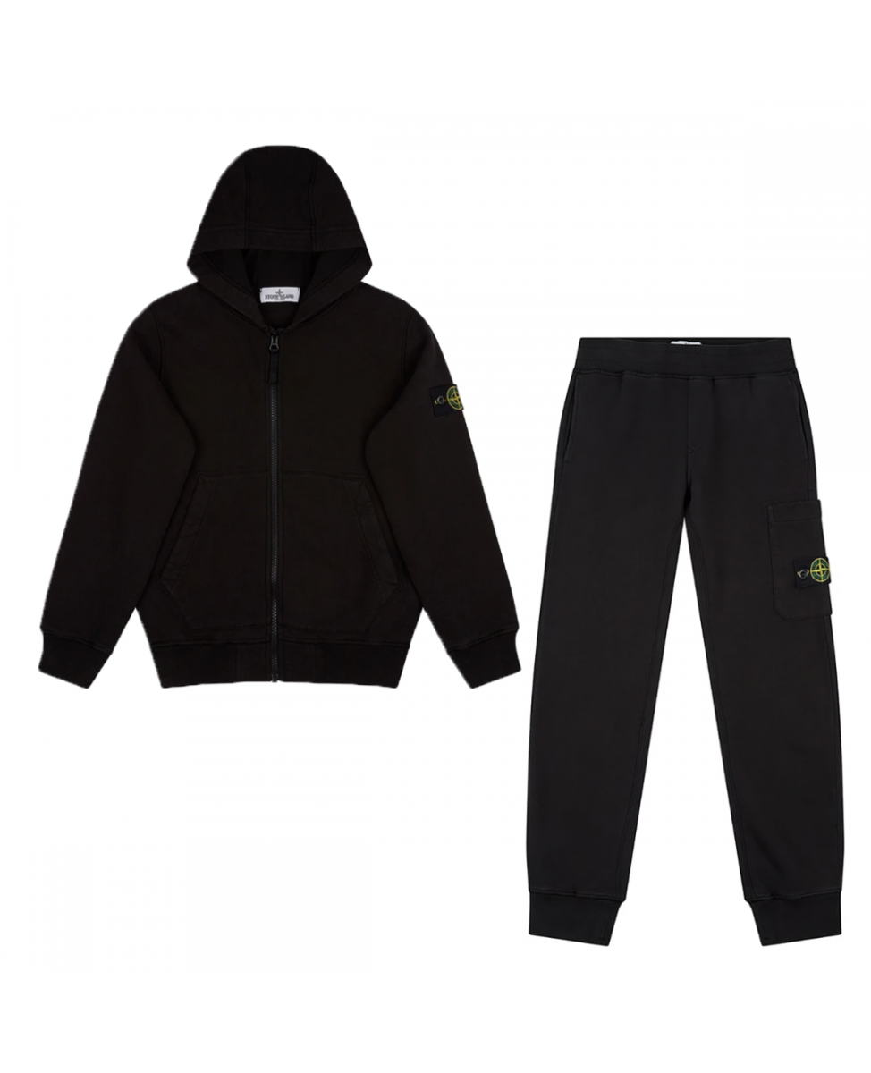 STONE ISLAND JUNIOR ZIP TRACKSUIT