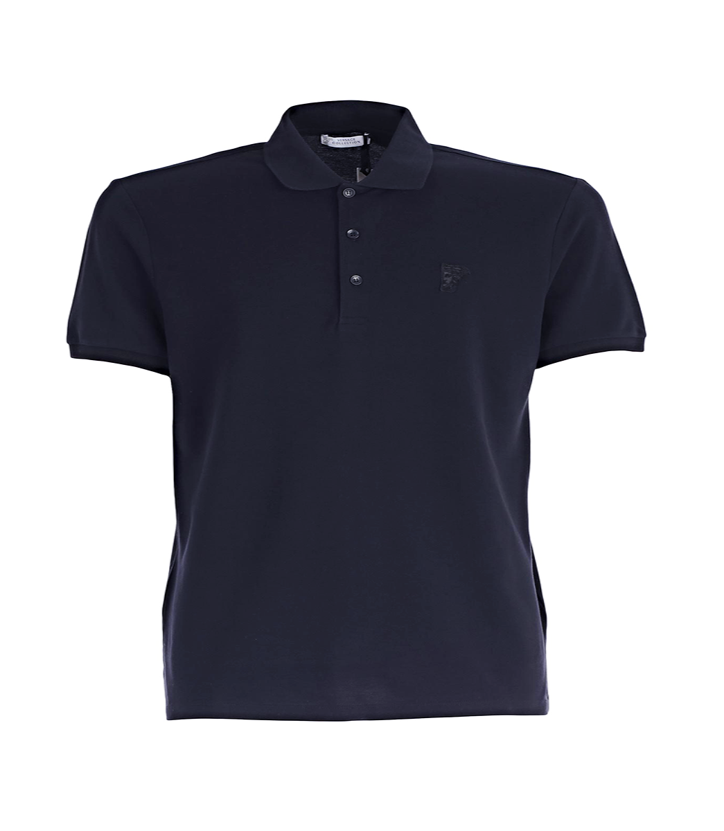 VERSACE COLLECTION POLO SHIRT DARK NAVY