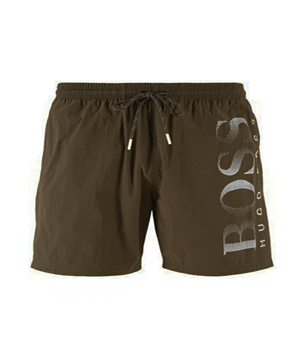 HUGO BOSS - OCTUPUS SHORTS - DARK BROWN