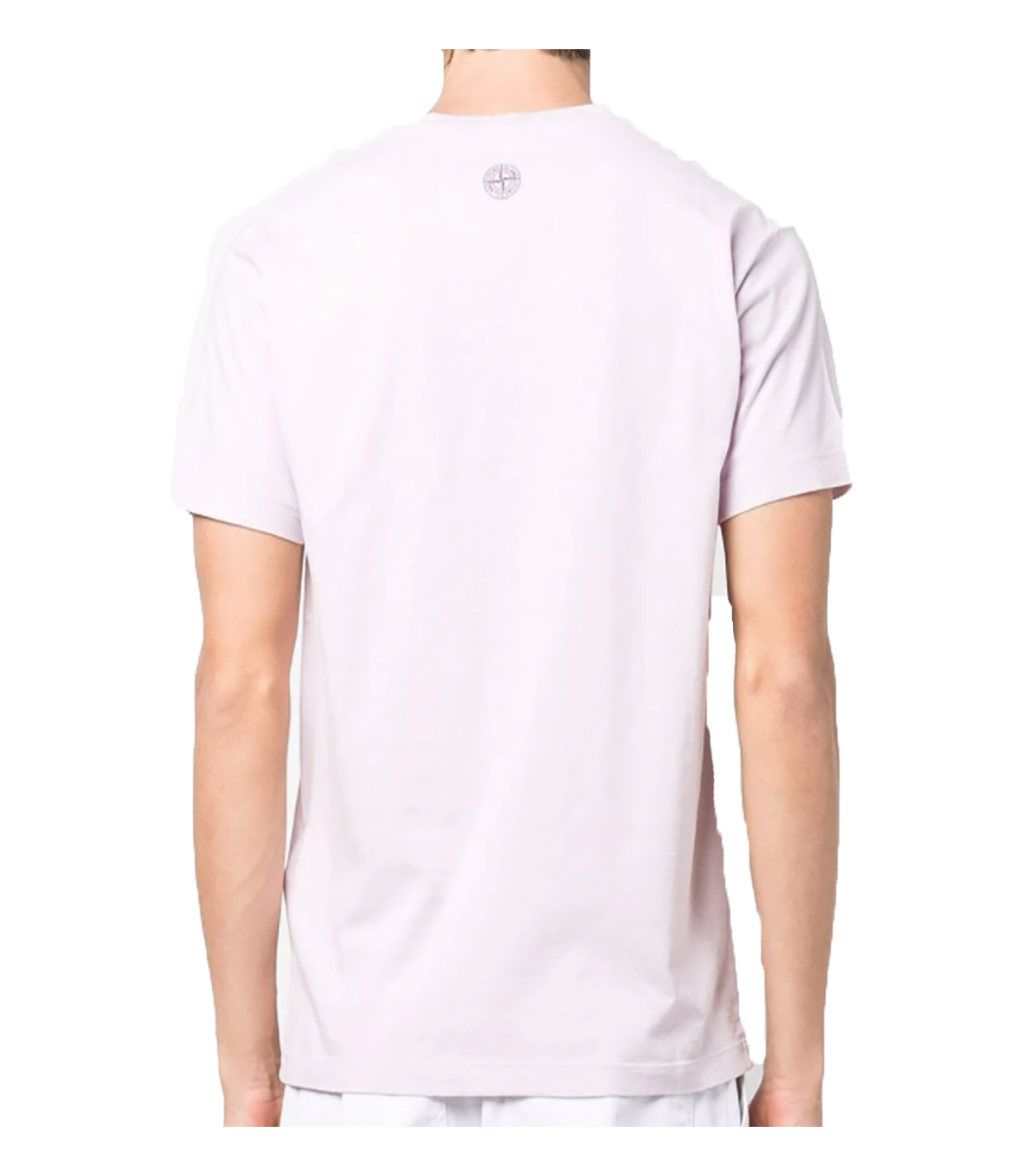 STONE ISLAND TRICROMIA ONE-SHIRT IN ROSE PINK