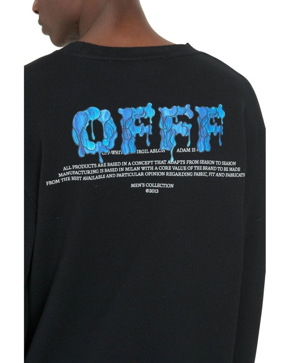 OFF WHITE SWEATER BLUE OFFF