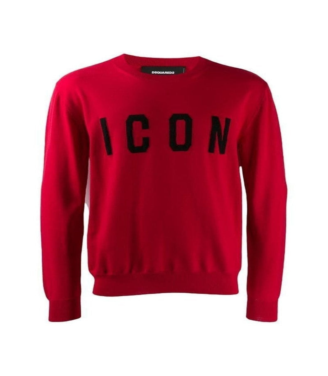 DSQUARED2 ICON KNIT RED