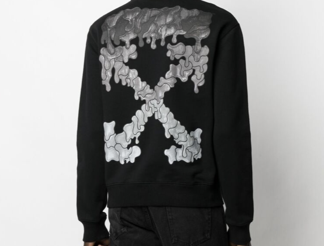 OFF WHITE MELTING ARROW SWEATER