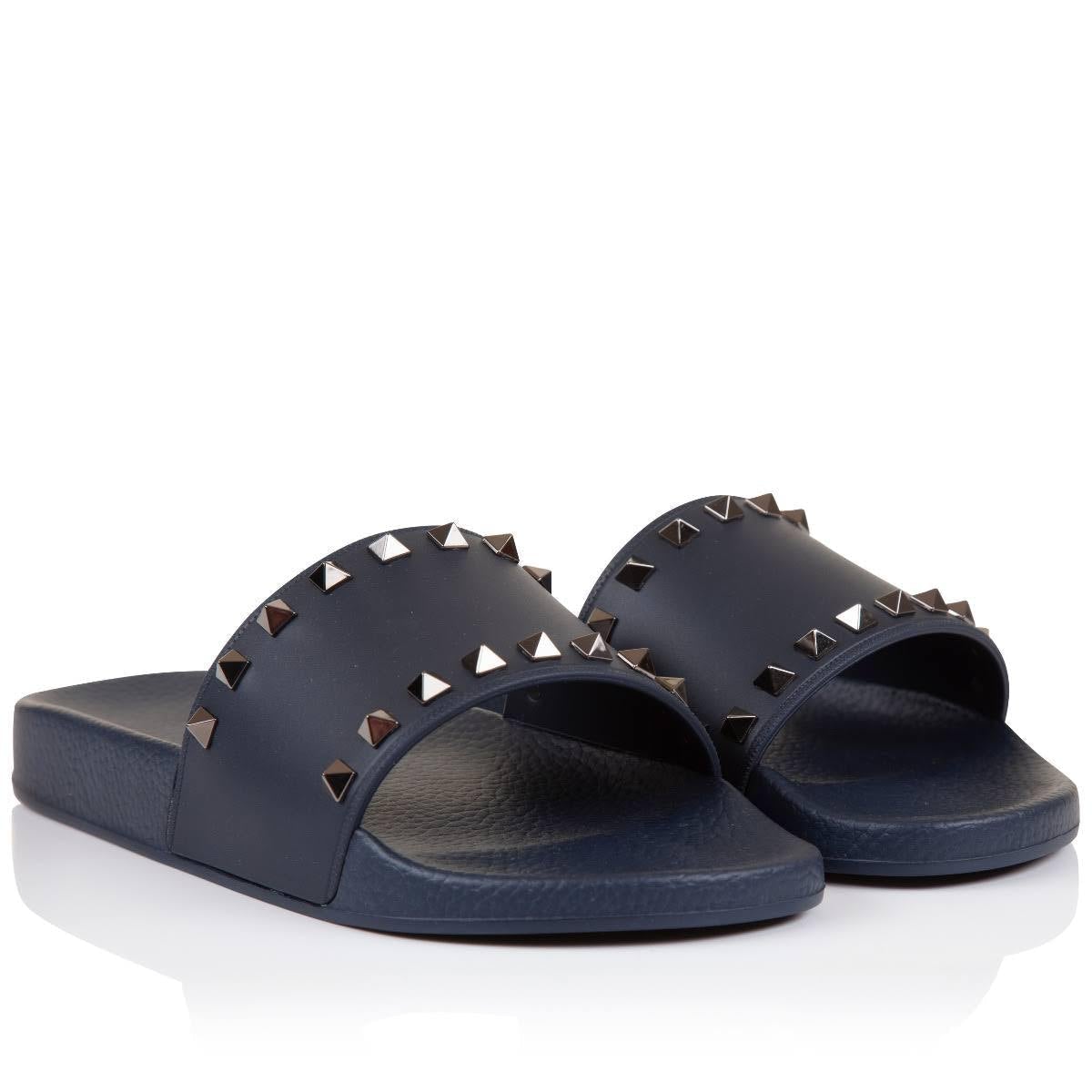 VALENTINO ROCK STUD SLIDERS