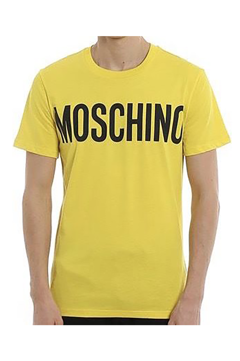 MOSCHINO LOGO PRINT -SHIRT - YELLOW